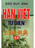 Hán Việt Từ Điển Giản Yếu (Bìa Cứng)